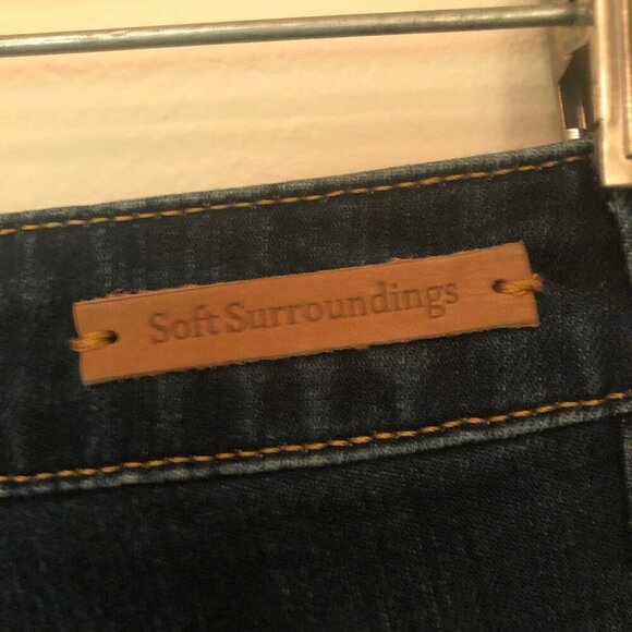 NWT Soft Surroundings The Ultimate High Rise Straight Cropped Jeans sz 4 - Picture 8 of 14
